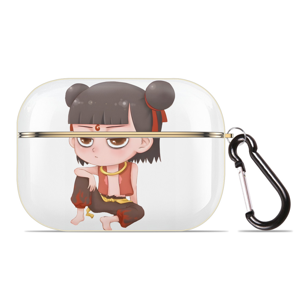 （画像用） Ne Zha 2 ナタ 魔童の大暴れ 【AirPods Pro用】ハードシェル保護ケース｜耐衝撃・防指紋・カラビナ付き商品仕様