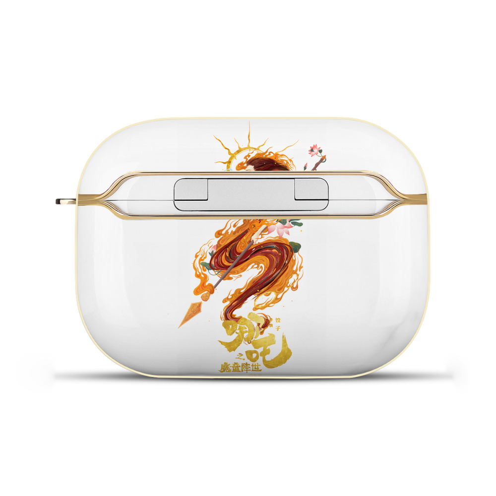 （画像用） Ne Zha 2 ナタ 魔童の大暴れ 【AirPods Pro用】ハードシェル保護ケース｜耐衝撃・防指紋・カラビナ付き商品仕様