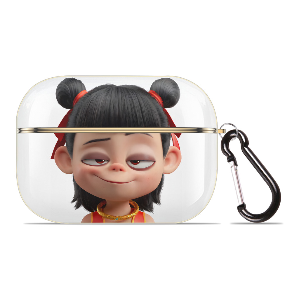 （画像用） Ne Zha 2 ナタ 魔童の大暴れ 【AirPods Pro用】ハードシェル保護ケース｜耐衝撃・防指紋・カラビナ付き商品仕様