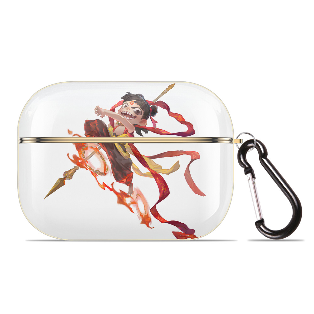 （画像用） Ne Zha 2 ナタ 魔童の大暴れ 【AirPods Pro用】ハードシェル保護ケース｜耐衝撃・防指紋・カラビナ付き商品仕様