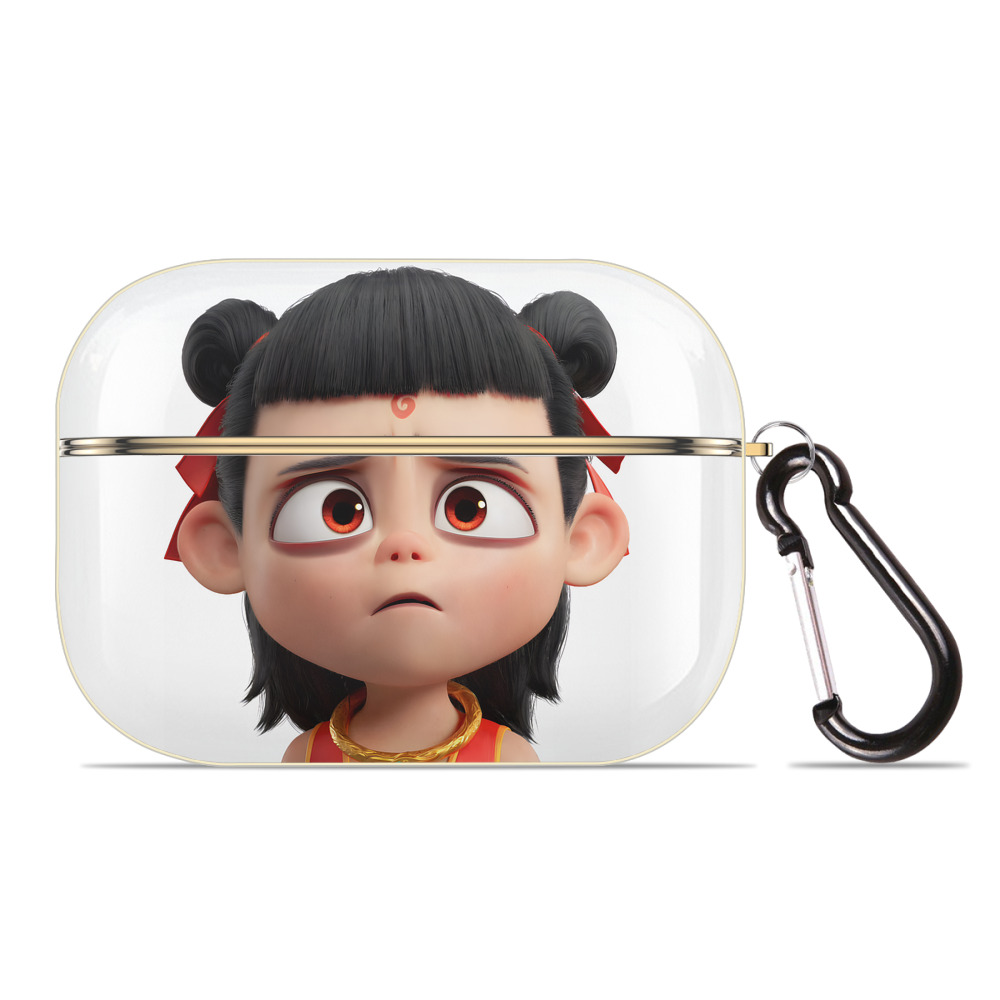 （画像用） Ne Zha 2 ナタ 魔童の大暴れ 【AirPods Pro用】ハードシェル保護ケース｜耐衝撃・防指紋・カラビナ付き商品仕様