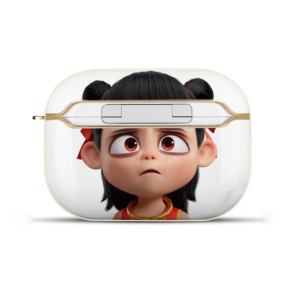 （画像用） Ne Zha 2 ナタ 魔童の大暴れ 【AirPods Pro用】ハードシェル保護ケース｜耐衝撃・防指紋・カラビナ付き商品仕様