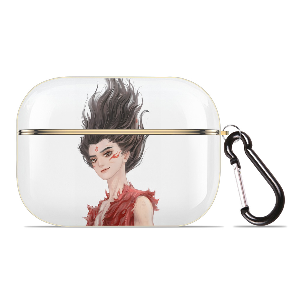 （画像用） Ne Zha 2 ナタ 魔童の大暴れ 【AirPods Pro用】ハードシェル保護ケース｜耐衝撃・防指紋・カラビナ付き商品仕様