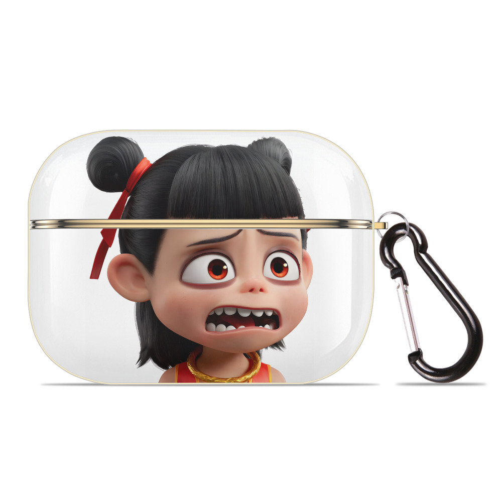 （画像用） Ne Zha 2 ナタ 魔童の大暴れ 【AirPods Pro用】ハードシェル保護ケース｜耐衝撃・防指紋・カラビナ付き商品仕様