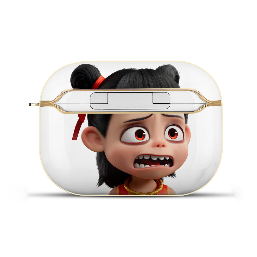 （画像用） Ne Zha 2 ナタ 魔童の大暴れ 【AirPods Pro用】ハードシェル保護ケース｜耐衝撃・防指紋・カラビナ付き商品仕様