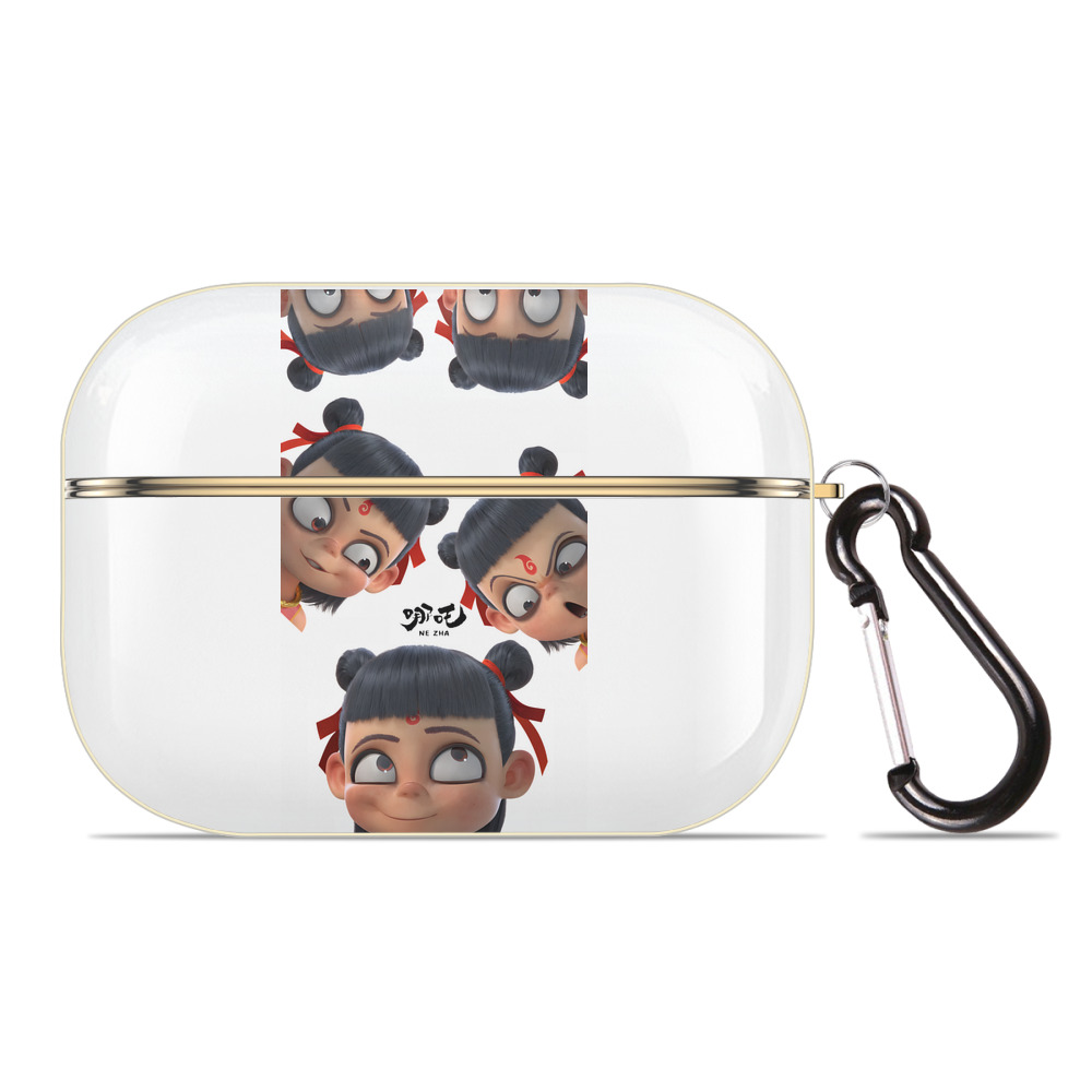 （画像用） Ne Zha 2 ナタ 魔童の大暴れ 【AirPods Pro用】ハードシェル保護ケース｜耐衝撃・防指紋・カラビナ付き商品仕様