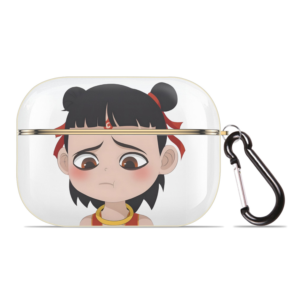（画像用） Ne Zha 2 ナタ 魔童の大暴れ 【AirPods Pro用】ハードシェル保護ケース｜耐衝撃・防指紋・カラビナ付き商品仕様