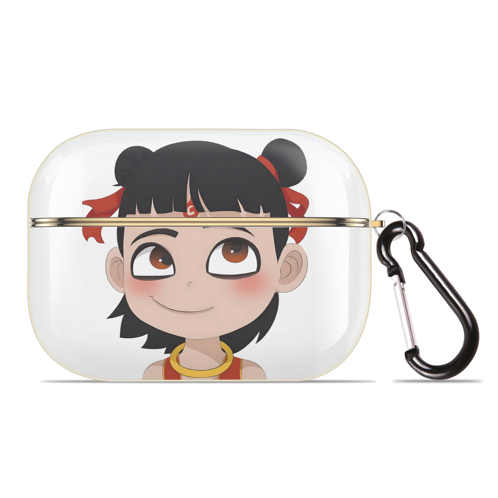 （画像用） Ne Zha 2 ナタ 魔童の大暴れ 【AirPods Pro用】ハードシェル保護ケース｜耐衝撃・防指紋・カラビナ付き商品仕様