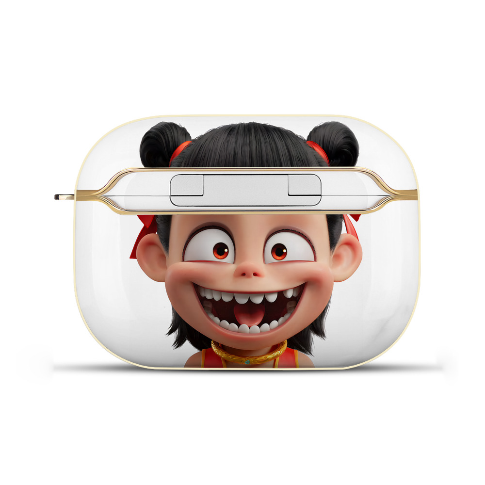 （画像用） Ne Zha 2 ナタ 魔童の大暴れ 【AirPods Pro用】ハードシェル保護ケース｜耐衝撃・防指紋・カラビナ付き商品仕様