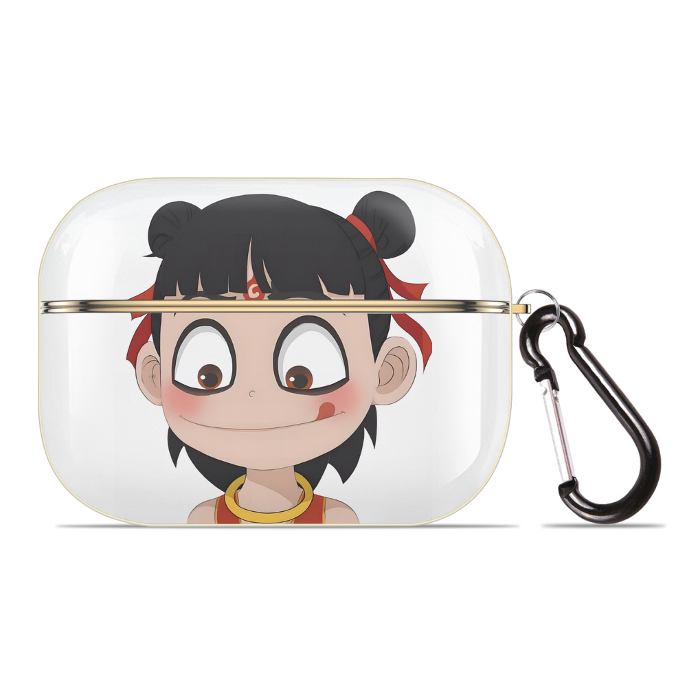 （画像用） Ne Zha 2 ナタ 魔童の大暴れ 【AirPods Pro用】ハードシェル保護ケース｜耐衝撃・防指紋・カラビナ付き商品仕様