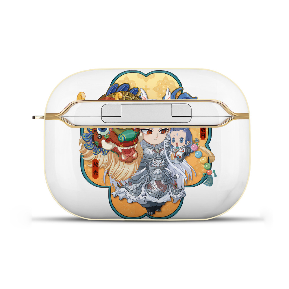 （画像用） Ne Zha 2 ナタ 魔童の大暴れ 【AirPods Pro用】ハードシェル保護ケース｜耐衝撃・防指紋・カラビナ付き商品仕様