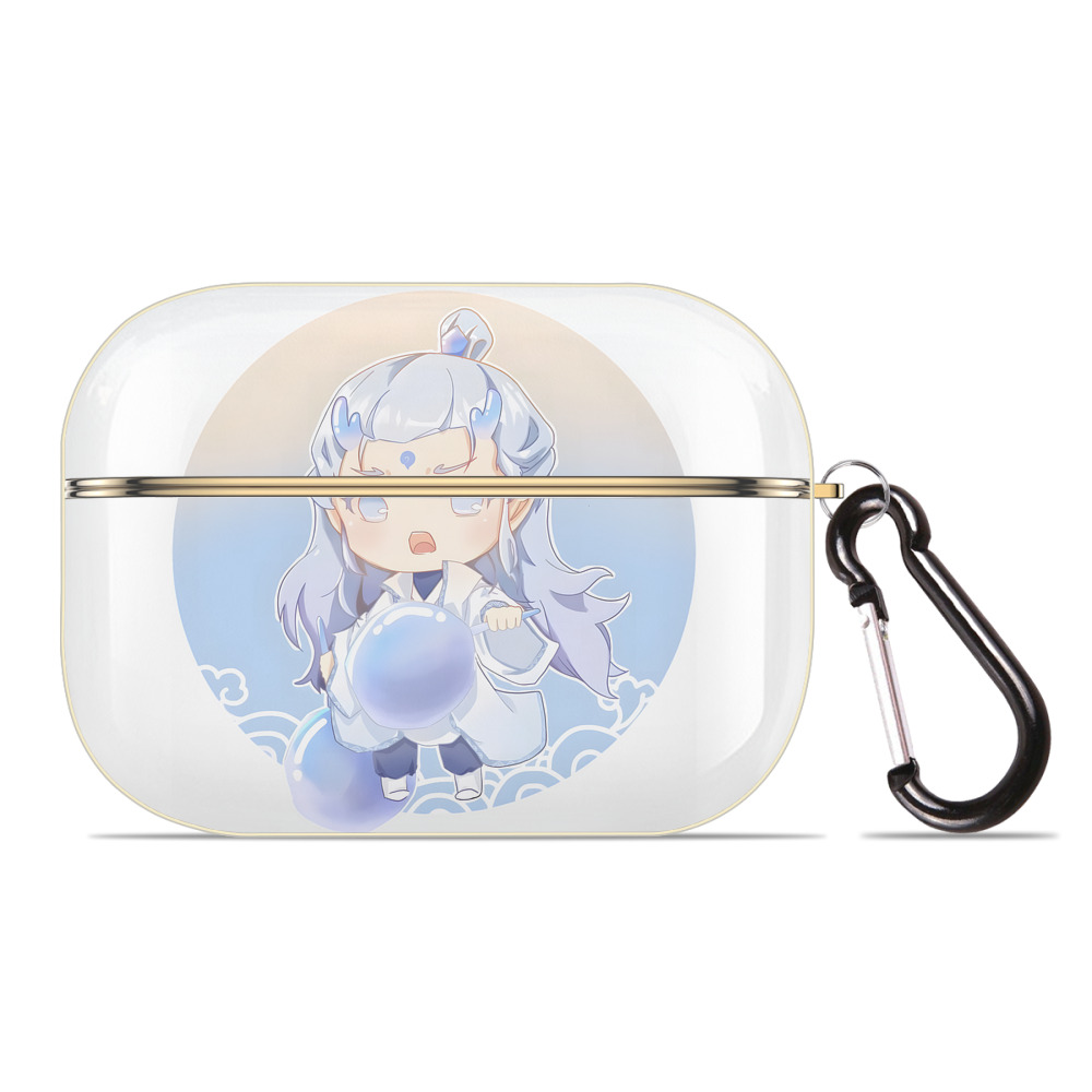 （画像用） Ne Zha 2 ナタ 魔童の大暴れ 【AirPods Pro用】ハードシェル保護ケース｜耐衝撃・防指紋・カラビナ付き商品仕様