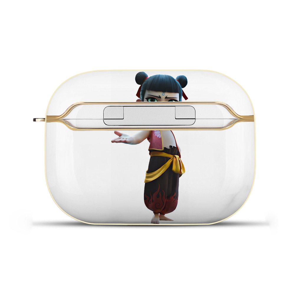 （画像用） Ne Zha 2 ナタ 魔童の大暴れ 【AirPods Pro用】ハードシェル保護ケース｜耐衝撃・防指紋・カラビナ付き商品仕様