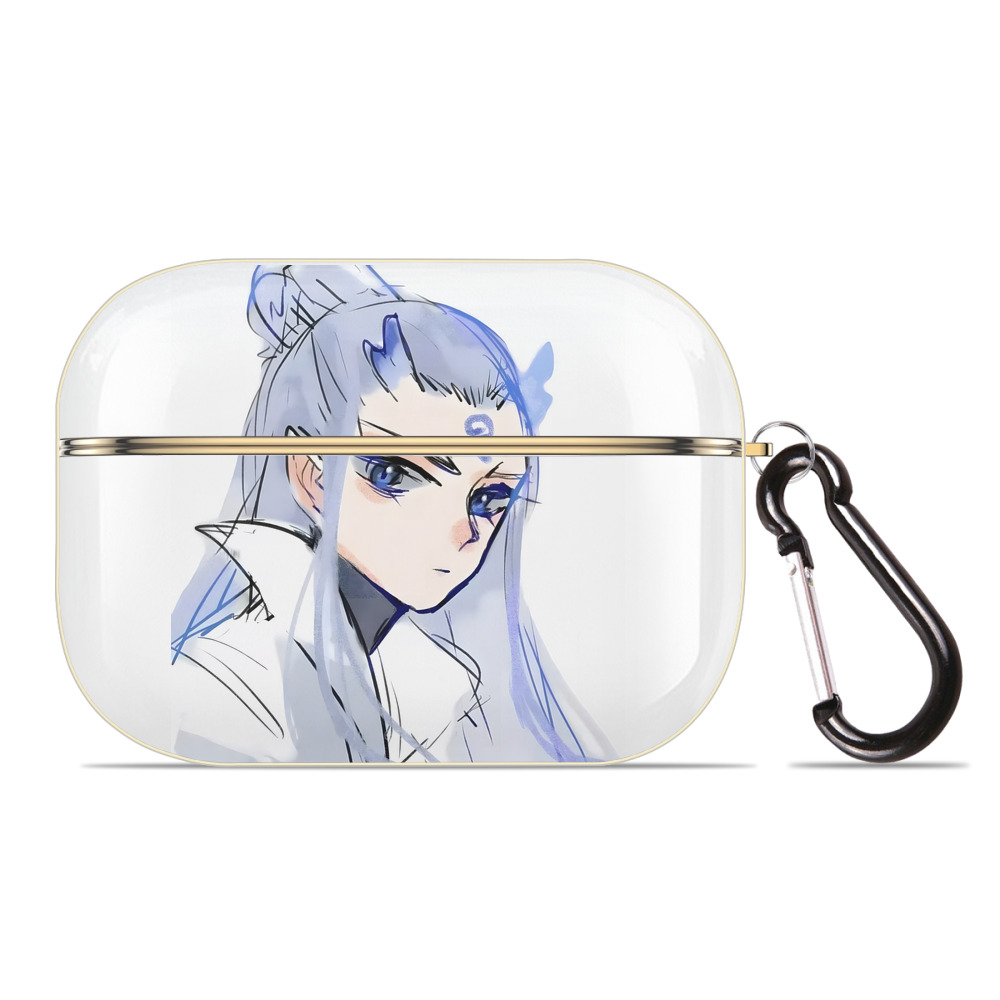 （画像用） Ne Zha 2 ナタ 魔童の大暴れ 【AirPods Pro用】ハードシェル保護ケース｜耐衝撃・防指紋・カラビナ付き商品仕様
