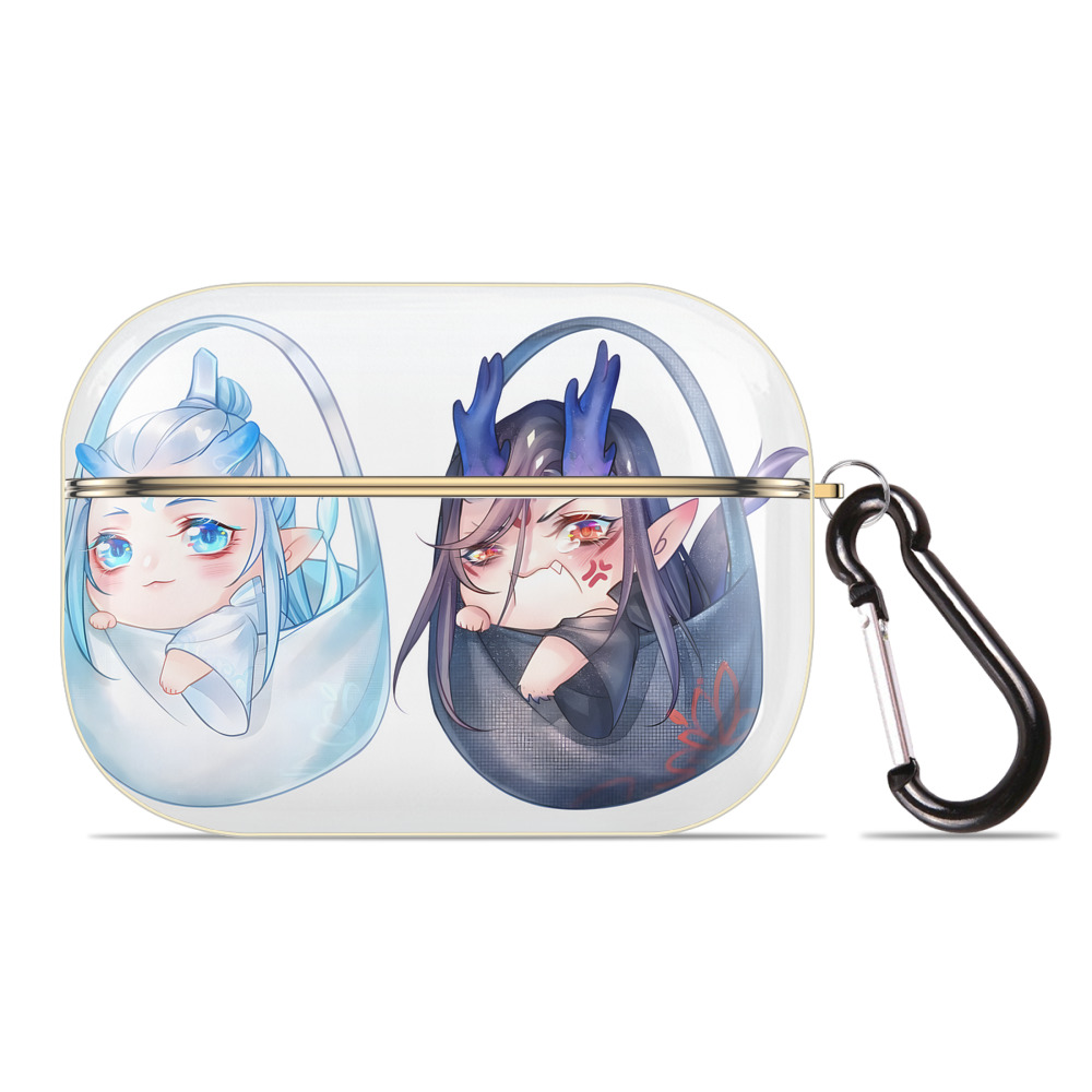 （画像用） Ne Zha 2 ナタ 魔童の大暴れ 【AirPods Pro用】ハードシェル保護ケース｜耐衝撃・防指紋・カラビナ付き商品仕様