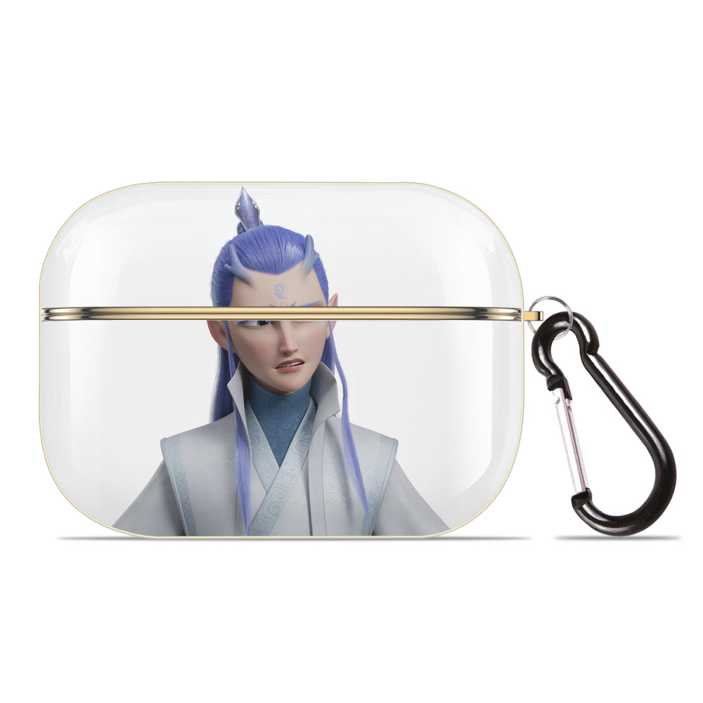 （画像用） Ne Zha 2 ナタ 魔童の大暴れ 【AirPods Pro用】ハードシェル保護ケース｜耐衝撃・防指紋・カラビナ付き商品仕様