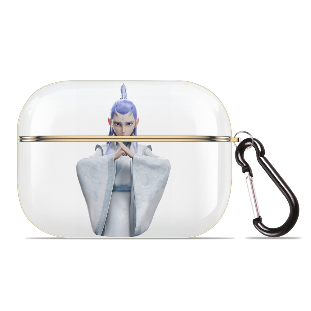 （画像用） Ne Zha 2 ナタ 魔童の大暴れ 【AirPods Pro用】ハードシェル保護ケース｜耐衝撃・防指紋・カラビナ付き商品仕様