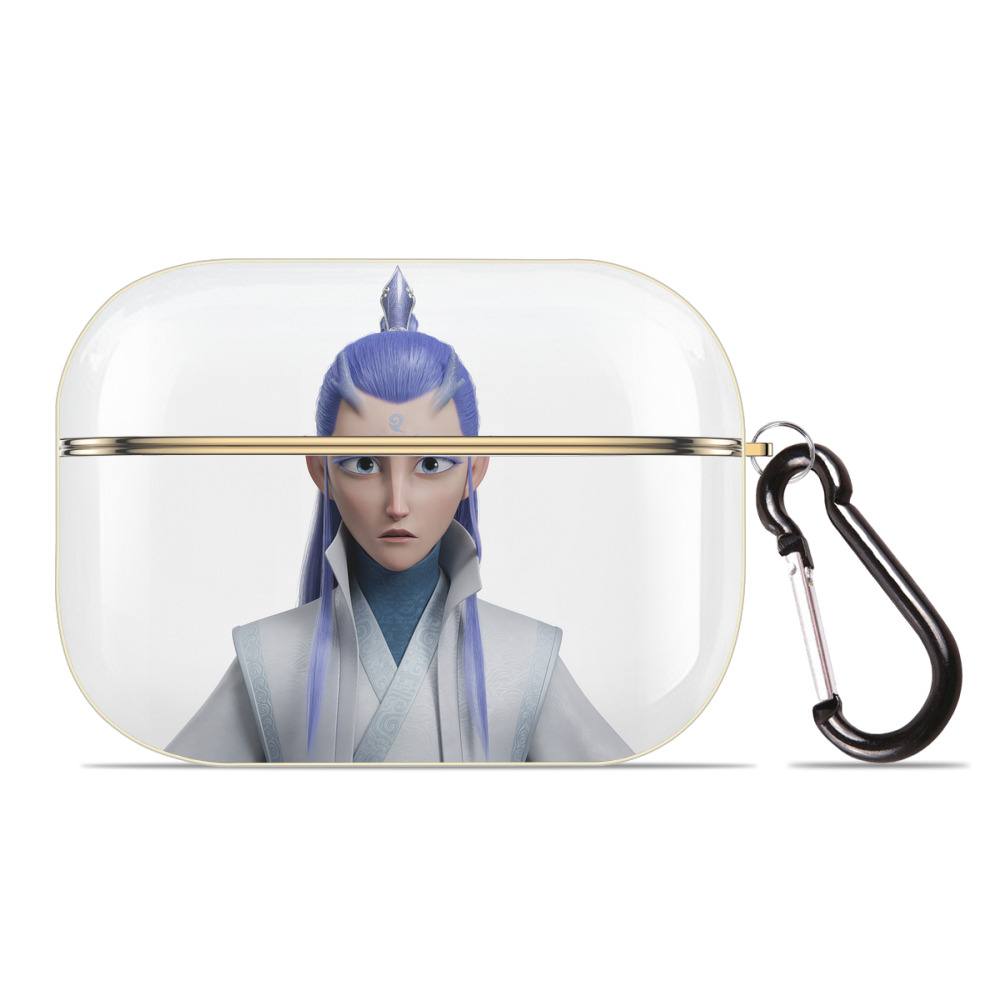 （画像用） Ne Zha 2 ナタ 魔童の大暴れ 【AirPods Pro用】ハードシェル保護ケース｜耐衝撃・防指紋・カラビナ付き商品仕様