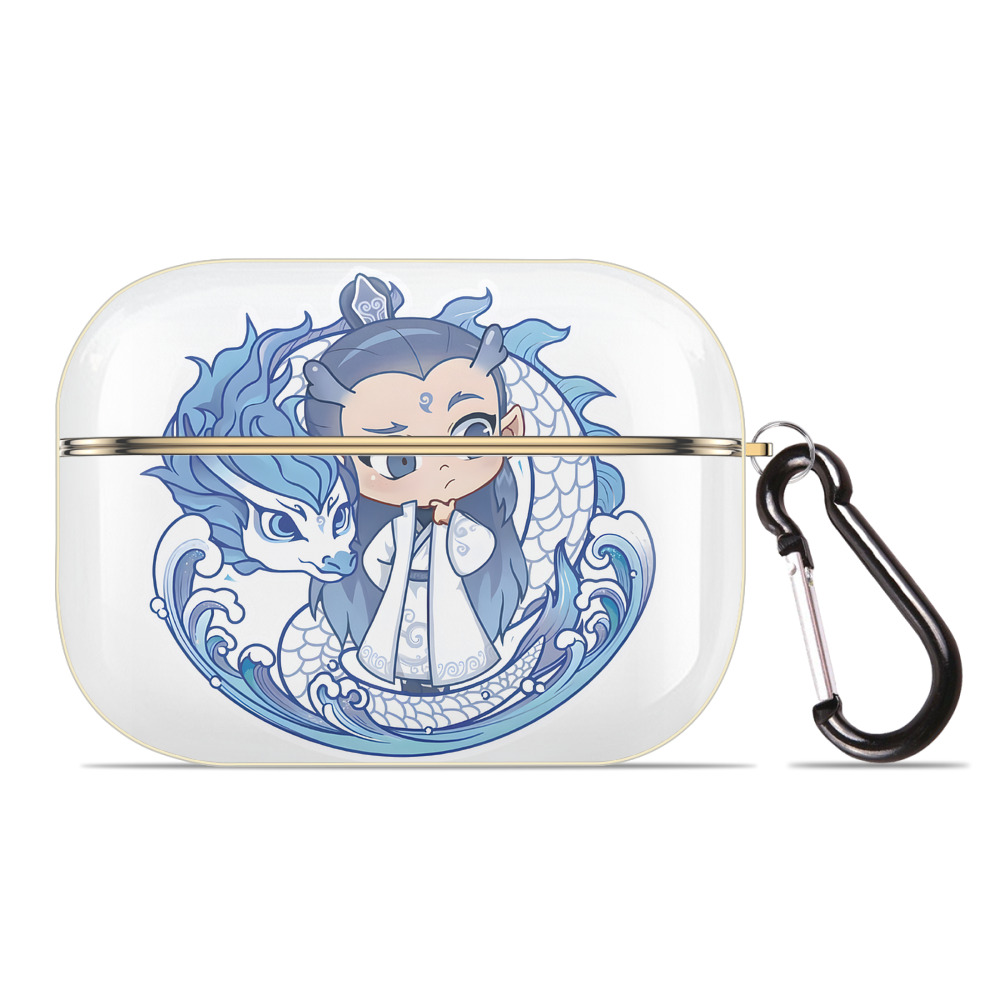 （画像用） Ne Zha 2 ナタ 魔童の大暴れ 【AirPods Pro用】ハードシェル保護ケース｜耐衝撃・防指紋・カラビナ付き商品仕様