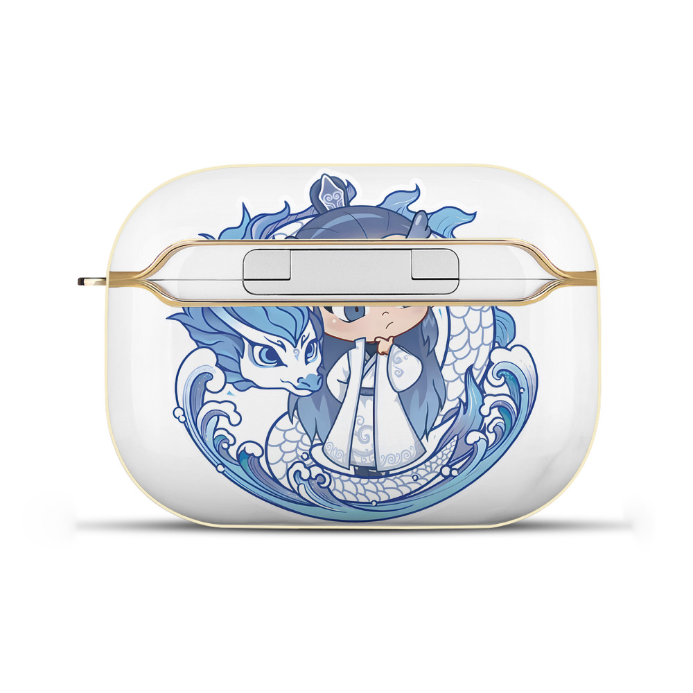 （画像用） Ne Zha 2 ナタ 魔童の大暴れ 【AirPods Pro用】ハードシェル保護ケース｜耐衝撃・防指紋・カラビナ付き商品仕様
