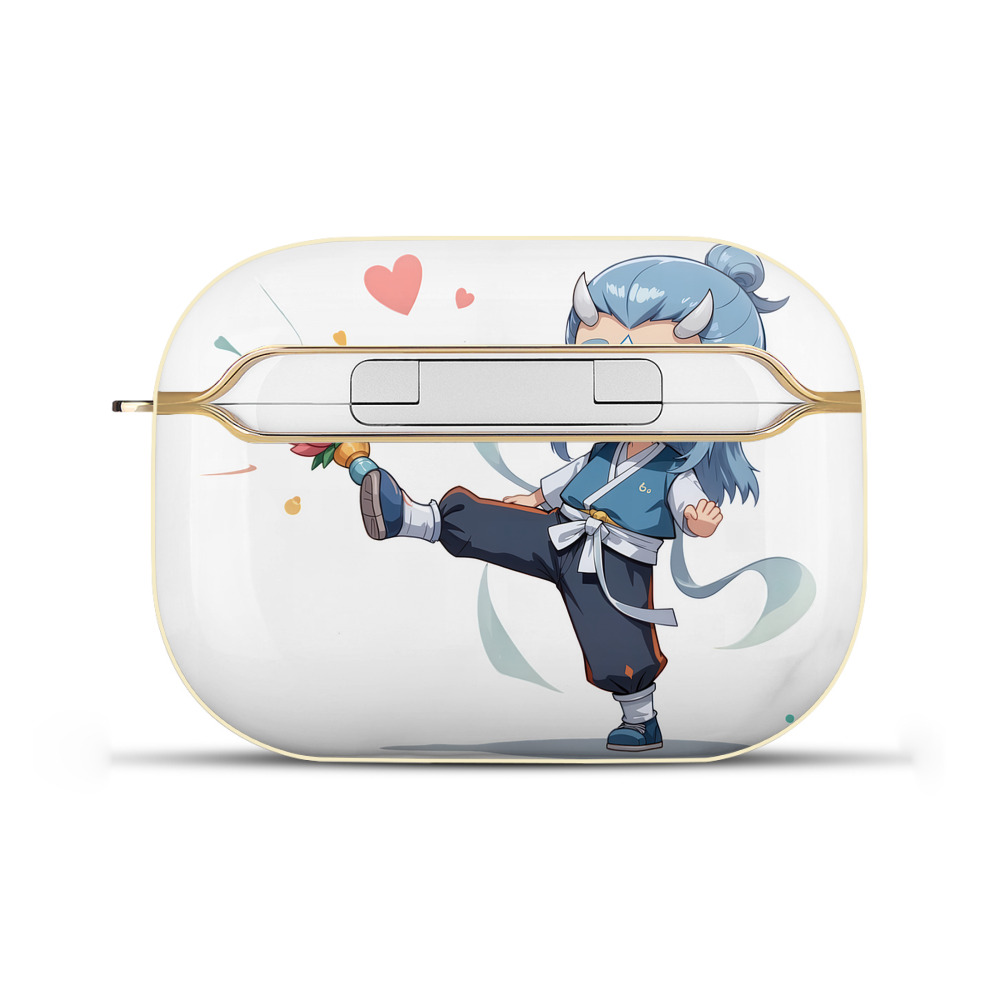 （画像用） Ne Zha 2 ナタ 魔童の大暴れ 【AirPods Pro用】ハードシェル保護ケース｜耐衝撃・防指紋・カラビナ付き商品仕様