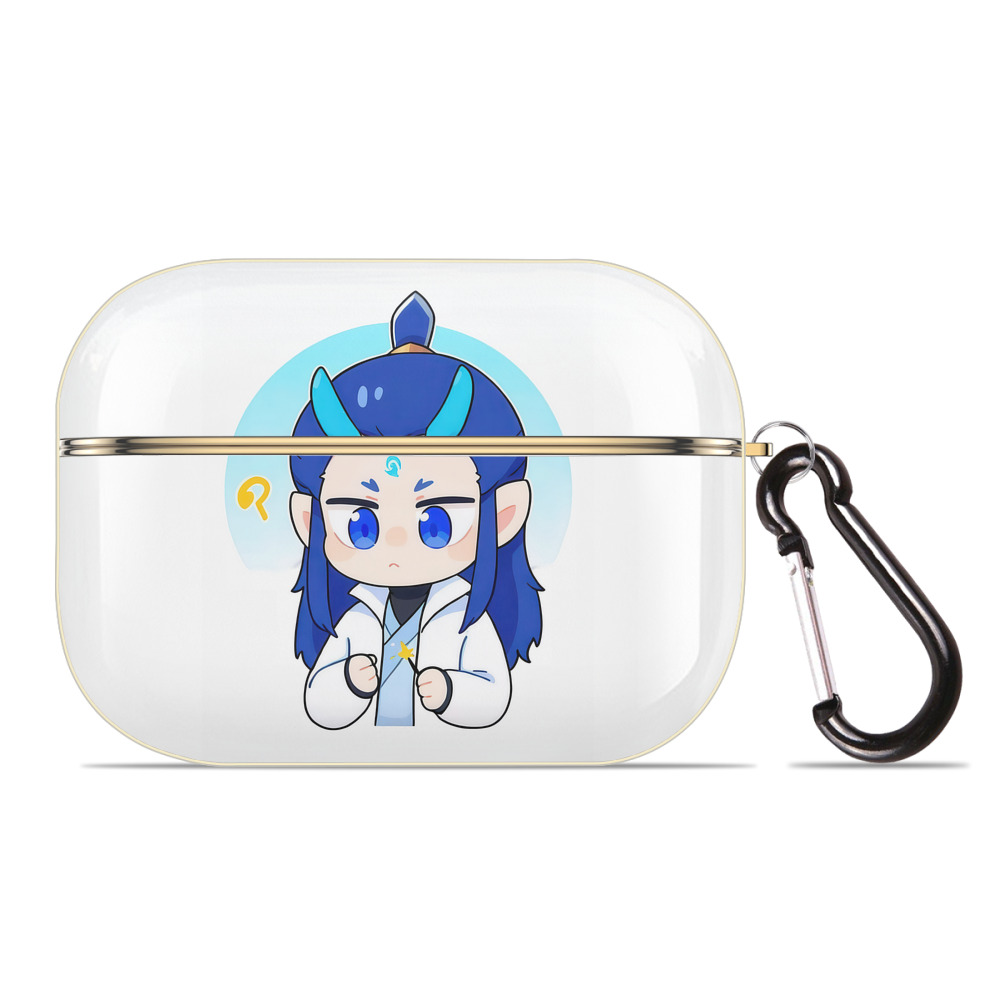 （画像用） Ne Zha 2 ナタ 魔童の大暴れ 【AirPods Pro用】ハードシェル保護ケース｜耐衝撃・防指紋・カラビナ付き商品仕様
