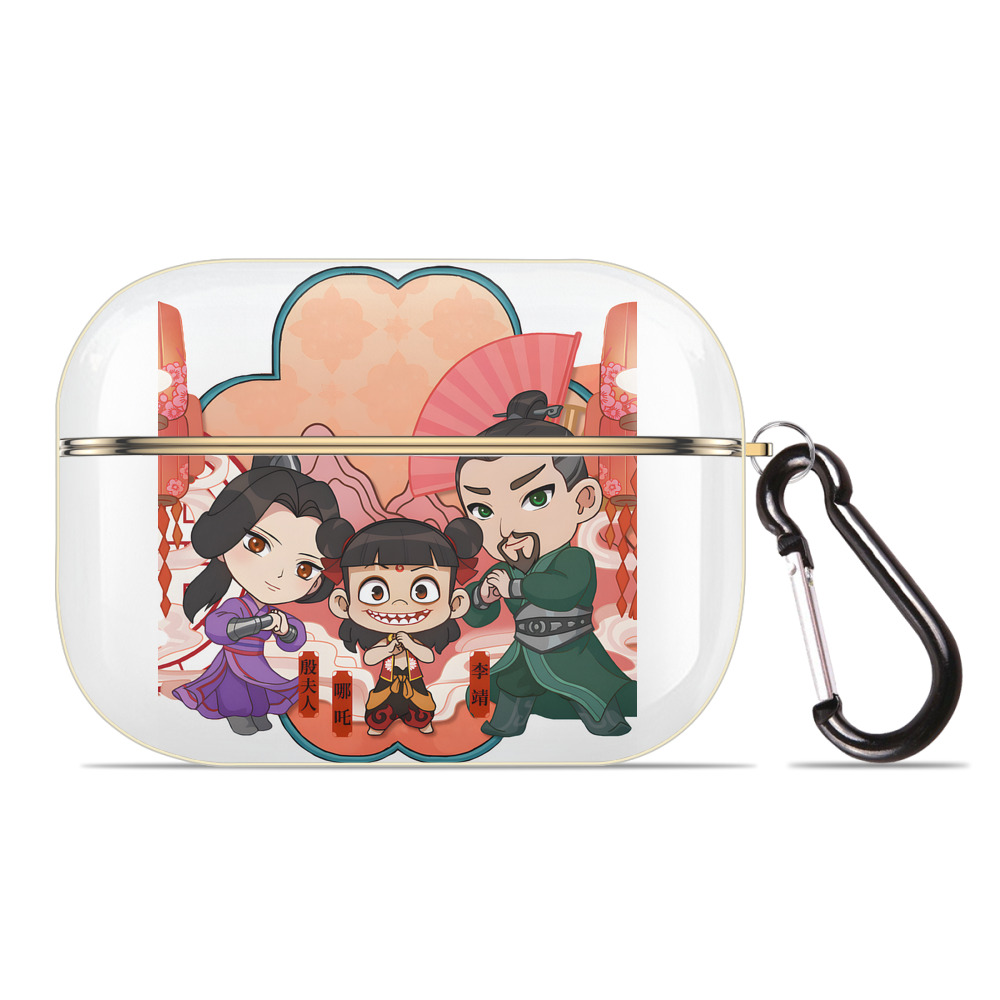 （画像用） Ne Zha 2 ナタ 魔童の大暴れ 【AirPods Pro用】ハードシェル保護ケース｜耐衝撃・防指紋・カラビナ付き商品仕様