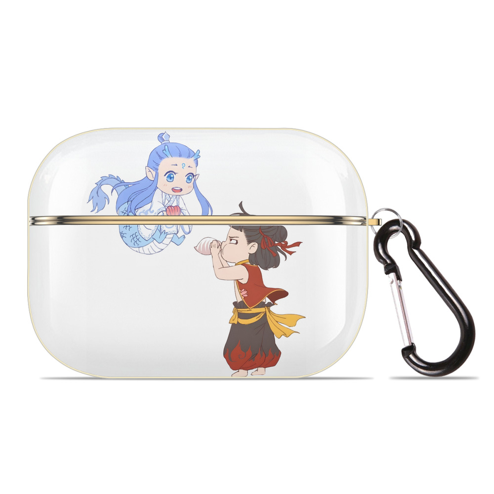 （画像用） Ne Zha 2 ナタ 魔童の大暴れ 【AirPods Pro用】ハードシェル保護ケース｜耐衝撃・防指紋・カラビナ付き商品仕様