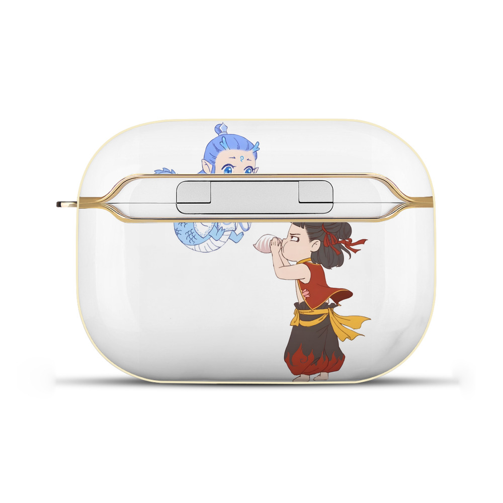 （画像用） Ne Zha 2 ナタ 魔童の大暴れ 【AirPods Pro用】ハードシェル保護ケース｜耐衝撃・防指紋・カラビナ付き商品仕様