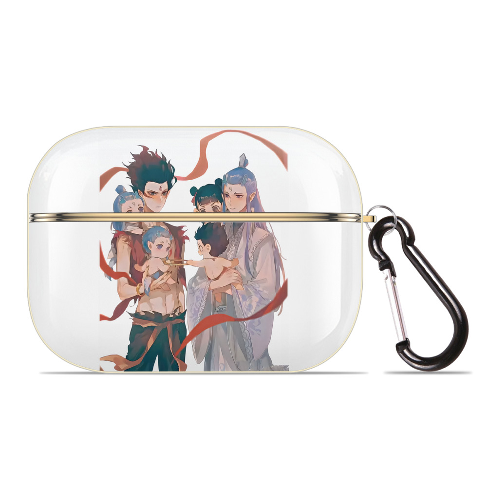 （画像用） Ne Zha 2 ナタ 魔童の大暴れ 【AirPods Pro用】ハードシェル保護ケース｜耐衝撃・防指紋・カラビナ付き商品仕様