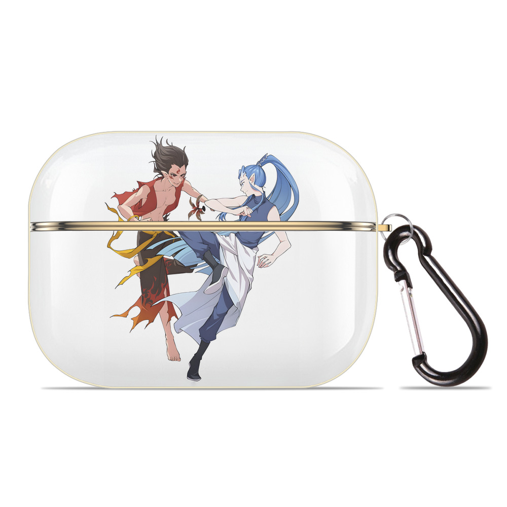 （画像用） Ne Zha 2 ナタ 魔童の大暴れ 【AirPods Pro用】ハードシェル保護ケース｜耐衝撃・防指紋・カラビナ付き商品仕様