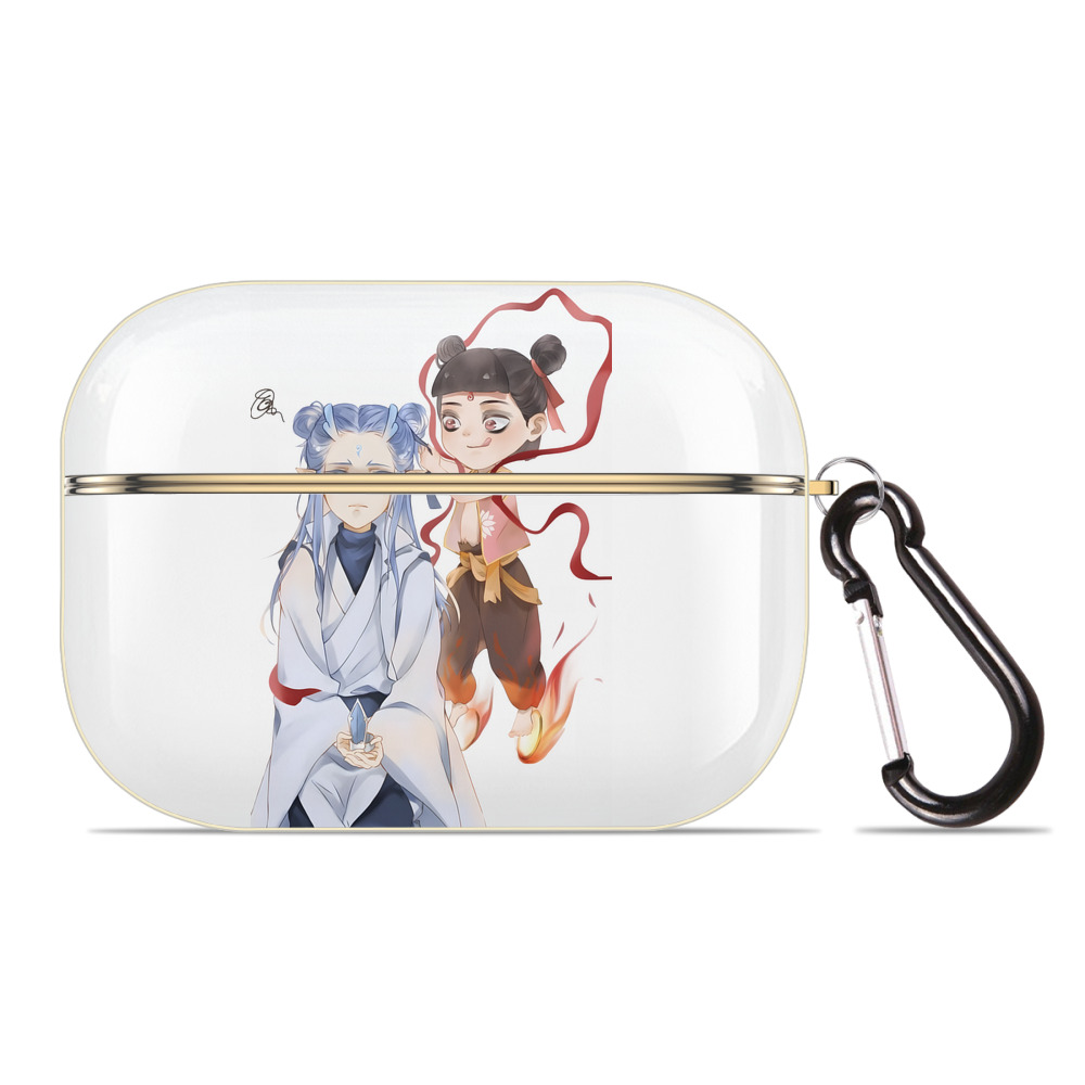 （画像用） Ne Zha 2 ナタ 魔童の大暴れ 【AirPods Pro用】ハードシェル保護ケース｜耐衝撃・防指紋・カラビナ付き商品仕様