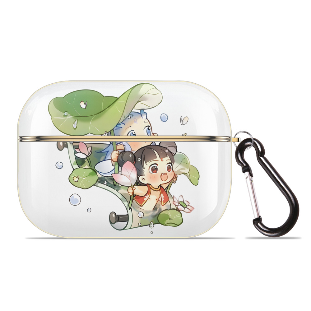 （画像用） Ne Zha 2 ナタ 魔童の大暴れ 【AirPods Pro用】ハードシェル保護ケース｜耐衝撃・防指紋・カラビナ付き商品仕様