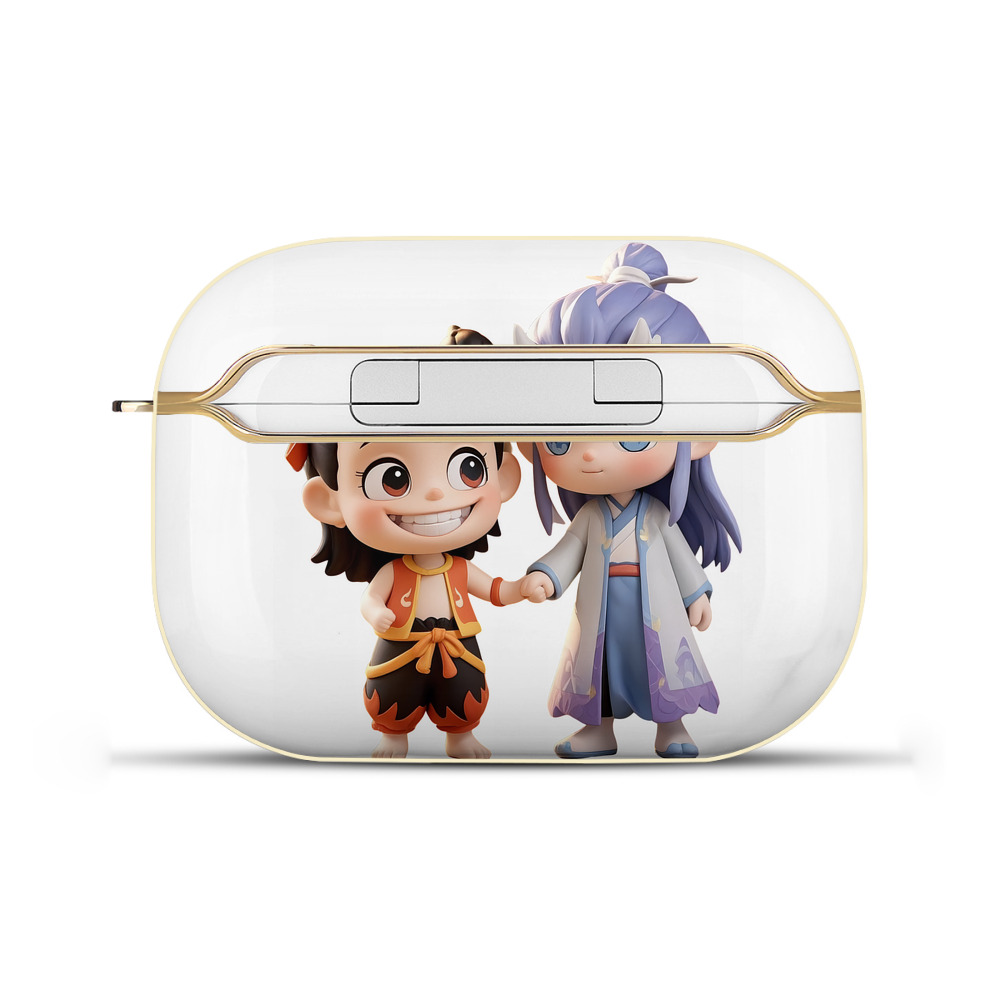 （画像用） Ne Zha 2 ナタ 魔童の大暴れ 【AirPods Pro用】ハードシェル保護ケース｜耐衝撃・防指紋・カラビナ付き商品仕様