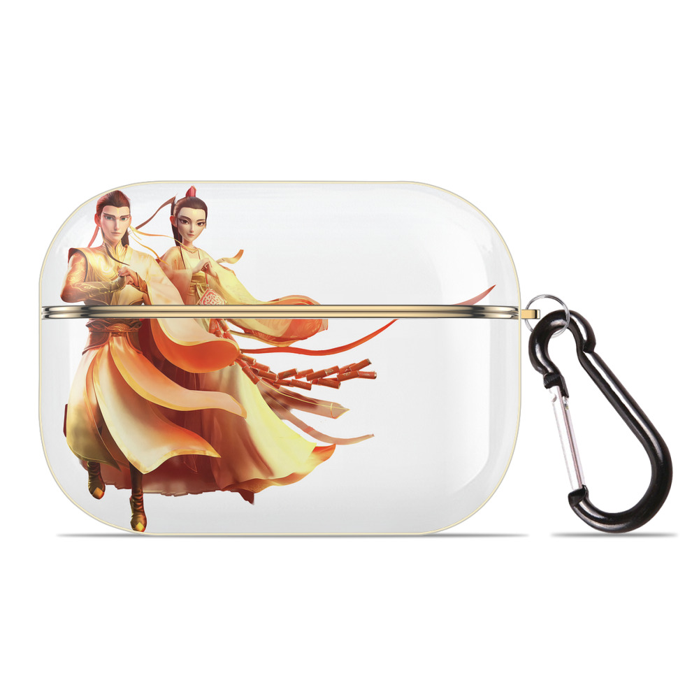 （画像用） Ne Zha 2 ナタ 魔童の大暴れ 【AirPods Pro用】ハードシェル保護ケース｜耐衝撃・防指紋・カラビナ付き商品仕様