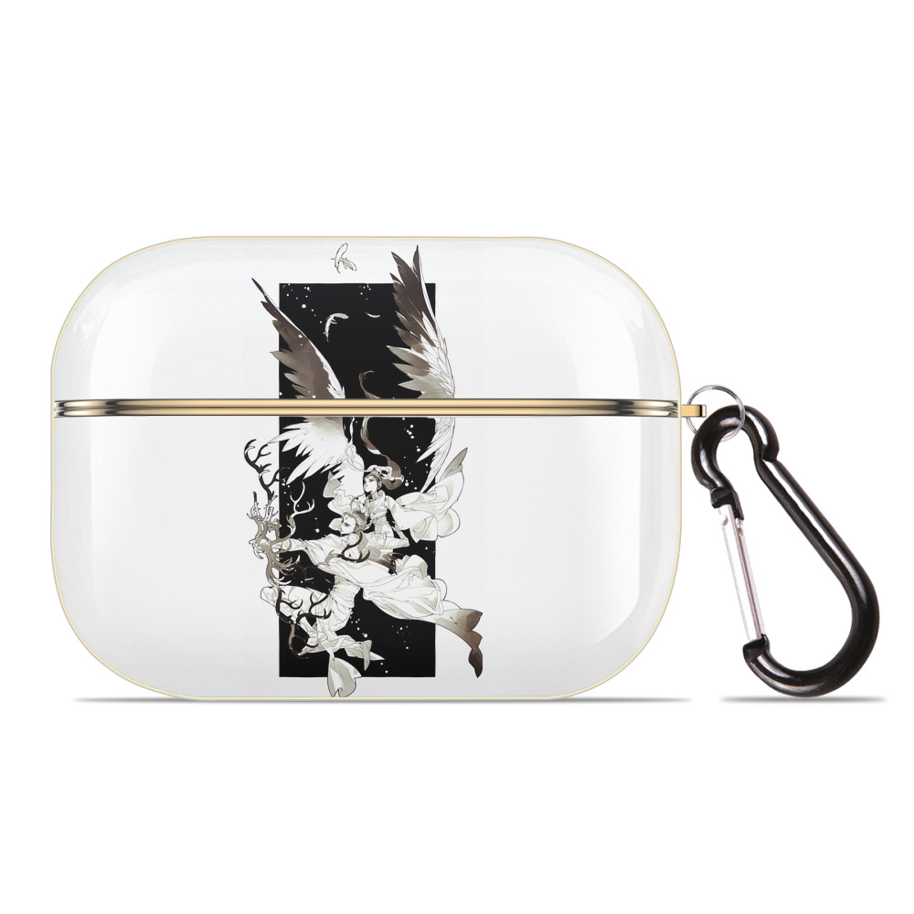 （画像用） Ne Zha 2 ナタ 魔童の大暴れ 【AirPods Pro用】ハードシェル保護ケース｜耐衝撃・防指紋・カラビナ付き商品仕様