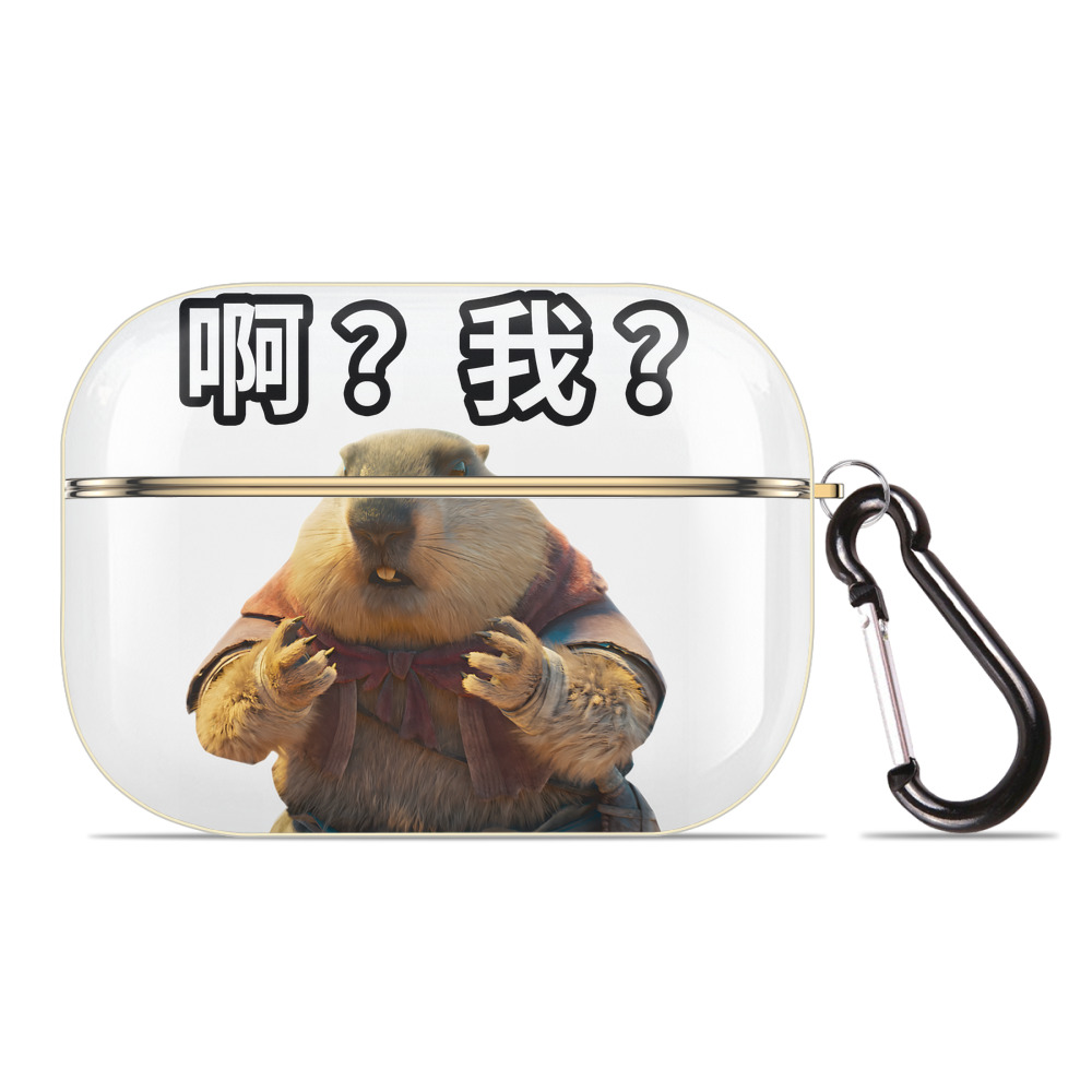 （画像用） Ne Zha 2 ナタ 魔童の大暴れ 【AirPods Pro用】ハードシェル保護ケース｜耐衝撃・防指紋・カラビナ付き商品仕様