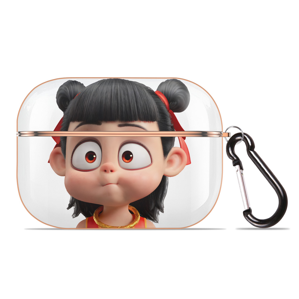 （画像用） Ne Zha 2 ナタ 魔童の大暴れ 【AirPods Pro用】ハードシェル保護ケース｜耐衝撃・防指紋・カラビナ付き商品仕様