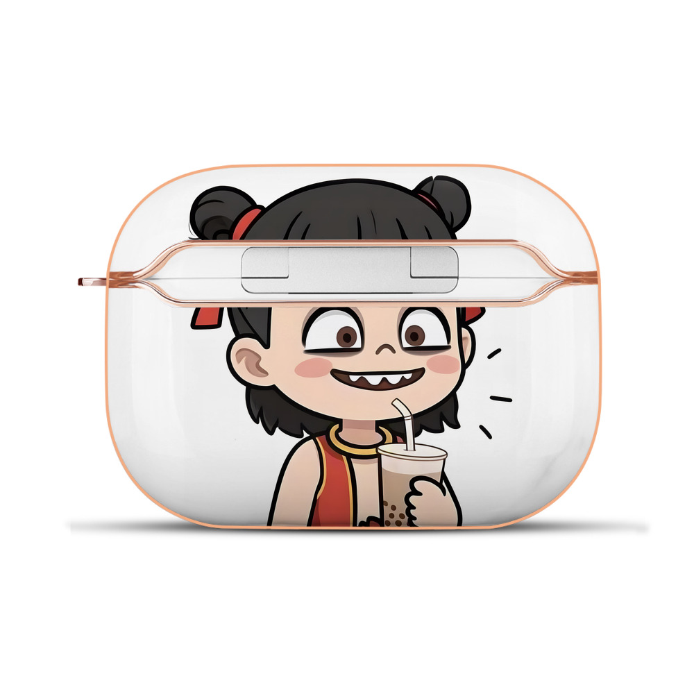 （画像用） Ne Zha 2 ナタ 魔童の大暴れ 【AirPods Pro用】ハードシェル保護ケース｜耐衝撃・防指紋・カラビナ付き商品仕様