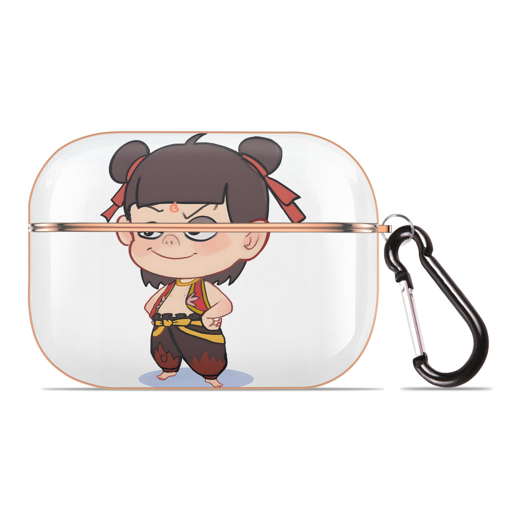 （画像用） Ne Zha 2 ナタ 魔童の大暴れ 【AirPods Pro用】ハードシェル保護ケース｜耐衝撃・防指紋・カラビナ付き商品仕様