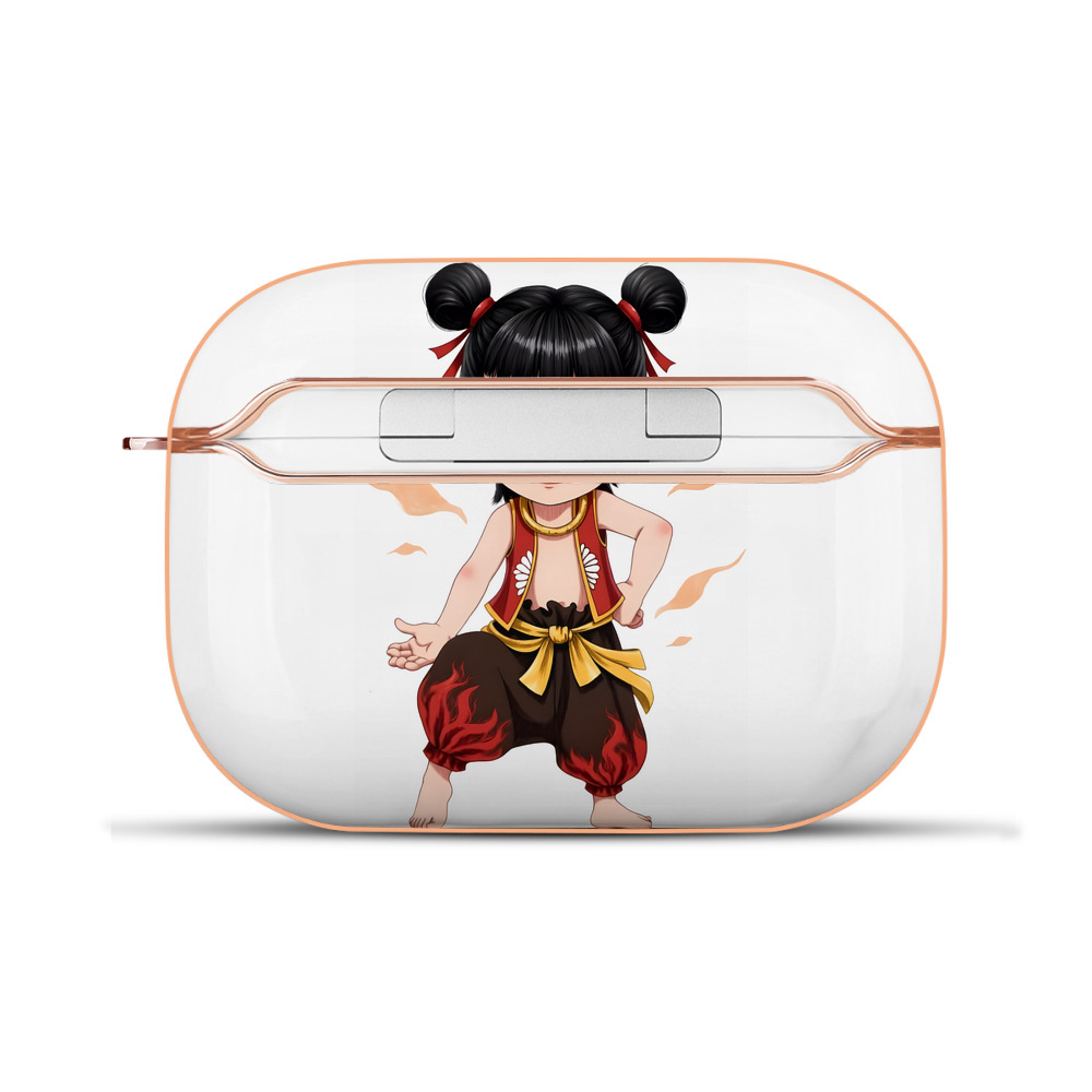（画像用） Ne Zha 2 ナタ 魔童の大暴れ 【AirPods Pro用】ハードシェル保護ケース｜耐衝撃・防指紋・カラビナ付き商品仕様