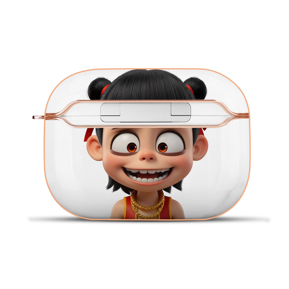 （画像用） Ne Zha 2 ナタ 魔童の大暴れ 【AirPods Pro用】ハードシェル保護ケース｜耐衝撃・防指紋・カラビナ付き商品仕様