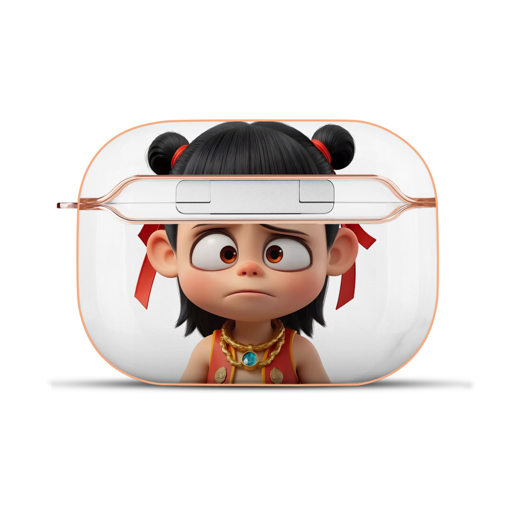 （画像用） Ne Zha 2 ナタ 魔童の大暴れ 【AirPods Pro用】ハードシェル保護ケース｜耐衝撃・防指紋・カラビナ付き商品仕様