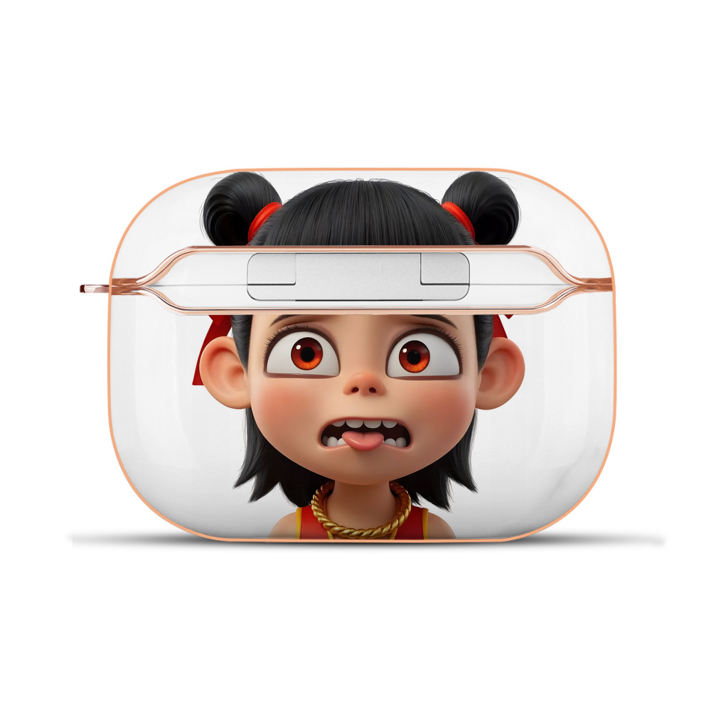 （画像用） Ne Zha 2 ナタ 魔童の大暴れ 【AirPods Pro用】ハードシェル保護ケース｜耐衝撃・防指紋・カラビナ付き商品仕様