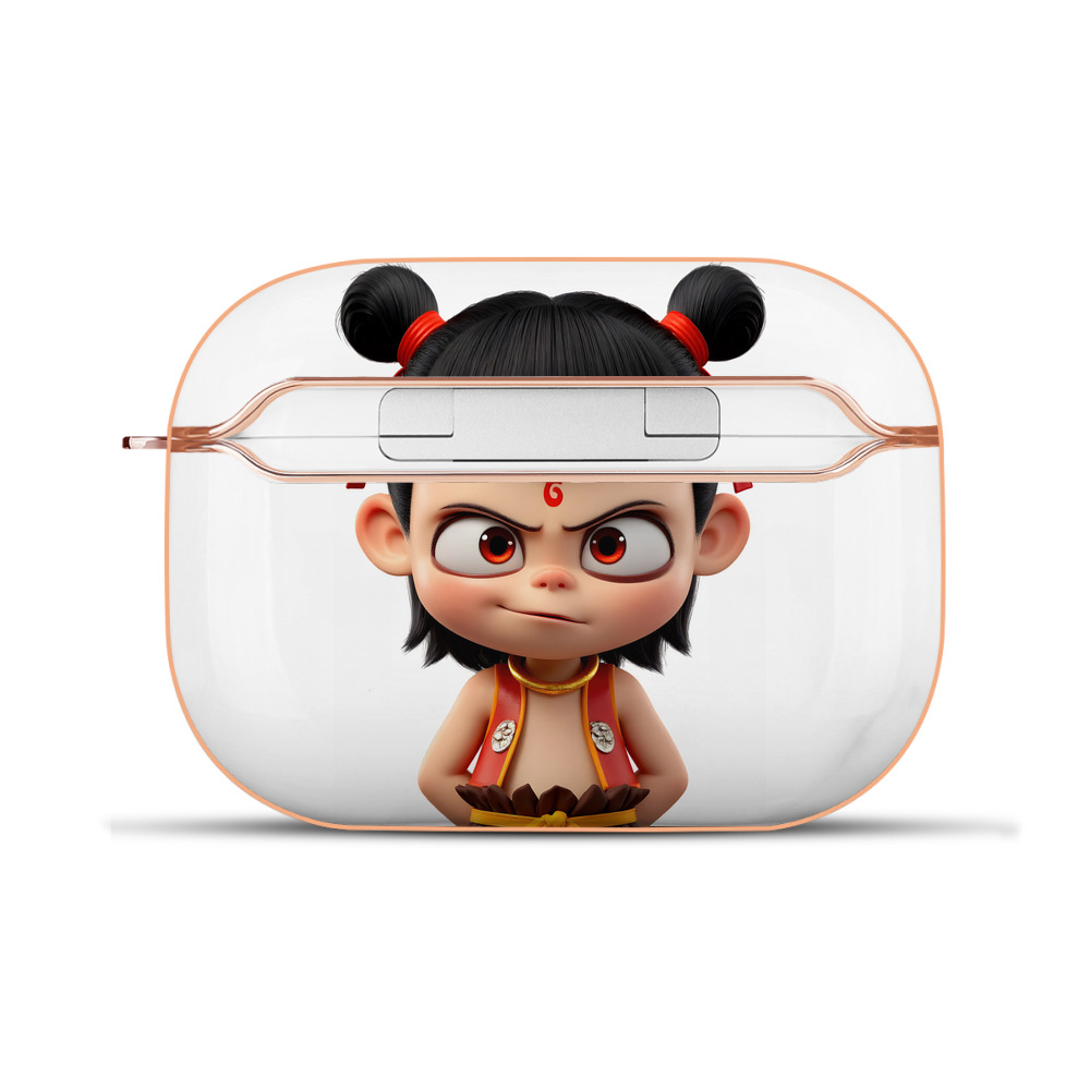 （画像用） Ne Zha 2 ナタ 魔童の大暴れ 【AirPods Pro用】ハードシェル保護ケース｜耐衝撃・防指紋・カラビナ付き商品仕様