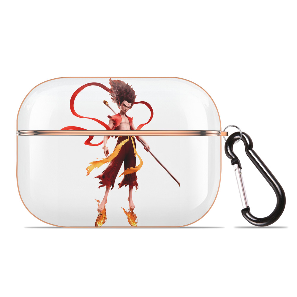 （画像用） Ne Zha 2 ナタ 魔童の大暴れ 【AirPods Pro用】ハードシェル保護ケース｜耐衝撃・防指紋・カラビナ付き商品仕様