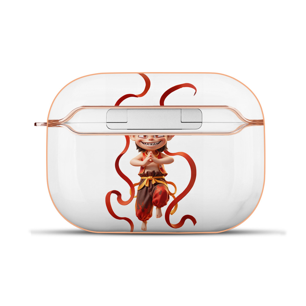 （画像用） Ne Zha 2 ナタ 魔童の大暴れ 【AirPods Pro用】ハードシェル保護ケース｜耐衝撃・防指紋・カラビナ付き商品仕様