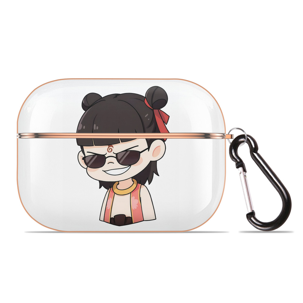 （画像用） Ne Zha 2 ナタ 魔童の大暴れ 【AirPods Pro用】ハードシェル保護ケース｜耐衝撃・防指紋・カラビナ付き商品仕様
