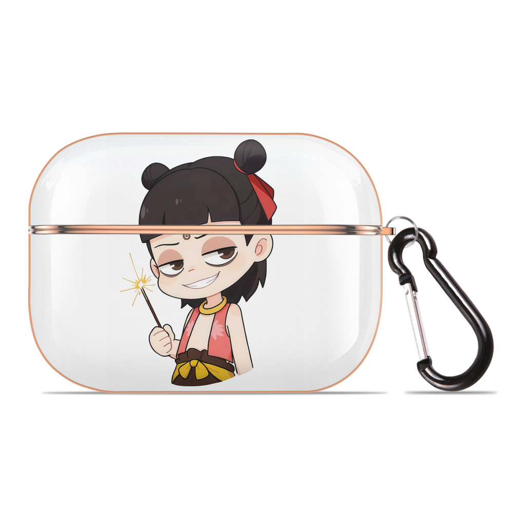 （画像用） Ne Zha 2 ナタ 魔童の大暴れ 【AirPods Pro用】ハードシェル保護ケース｜耐衝撃・防指紋・カラビナ付き商品仕様