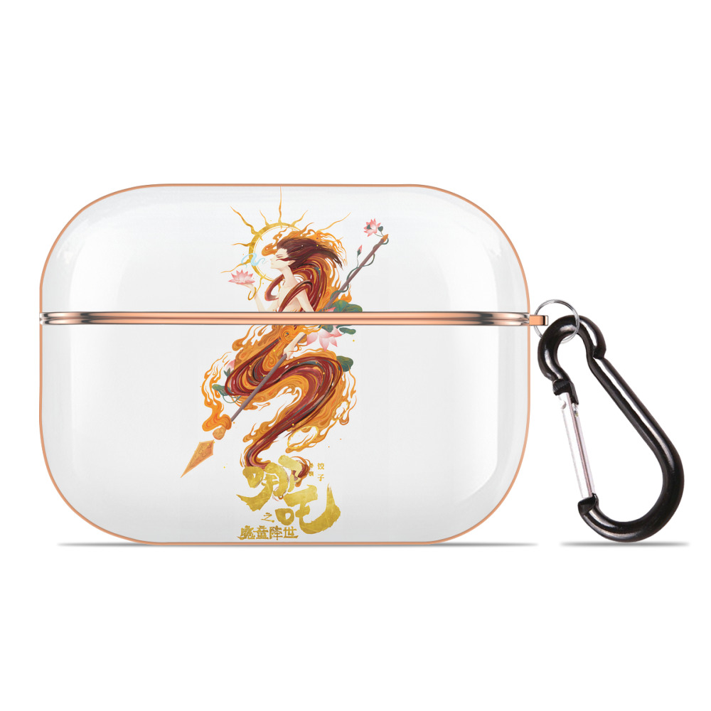 （画像用） Ne Zha 2 ナタ 魔童の大暴れ 【AirPods Pro用】ハードシェル保護ケース｜耐衝撃・防指紋・カラビナ付き商品仕様